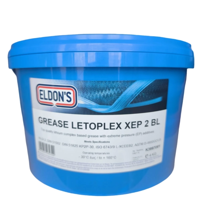 Синяя литиевая комплексная смазка ELDONS LETOPLEX X EP 2BL фото 1
