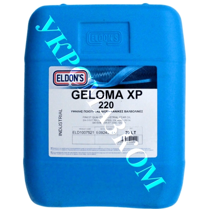Редукторное масло ELDONS GELOMA XP 220 кан.20л фото 1