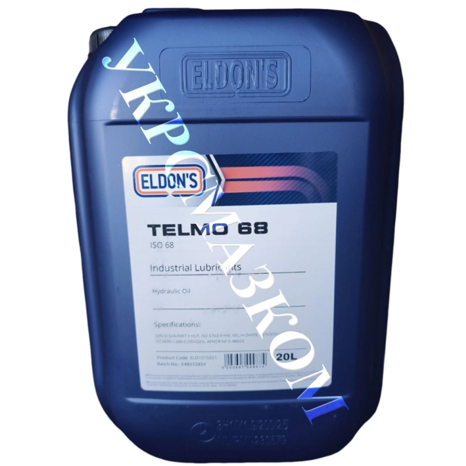 Гидравлическое масло TELMO HLP- 68 ELDONS 20л фото 1