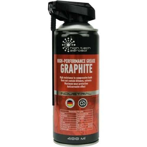 Многоцелевая графитовая смазка "HTA GRAPHITE" 400 мл фото 1